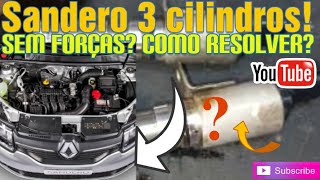 Renault Sandero 3 cilindros, falhando? Luz de Multifunção acesa? como resolver?