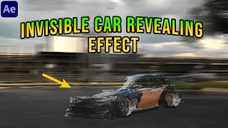 Invisible Car Revealing Effect in After Effects