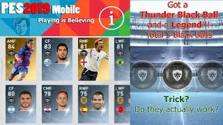 Playing Is Believing Pack Black Ball Trick works? PES 2019 Mobile #ProEvolutionSoccer #hTGPES