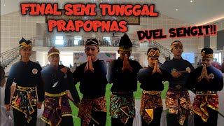 FINAL SENI TUNGGAL PUTRA PRAPOPNAS PENCAK SILAT ZONA 3 #prapopnas