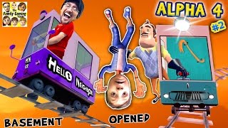 HELLO NEIGHBOR ALPHA 4: CHOO CHOO TRAINS & BOO BOO THANGS🔥 FGTEEV Pt 2