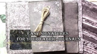 Easy Signatures For Your Fabric Journals~Soul of an Artist Excavation~Dig #31