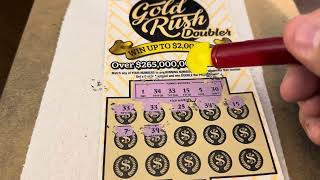 $10 - GOLD RUSH DOUBLER! NEWER TICKET WIN!  Lottery Bengal Scratch Off instant WIN! 10fecta!