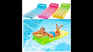 Giant Inflatable Mattress Swim Float Air Bed Floating Raft Swimming Pool Toy