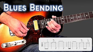 Blues Bending Licks 9 [Intermediate/Advanced] with BACKING TRACK