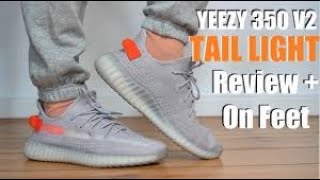 BEST REGION EXCLUSIVE??? ADIDAS YEEZY 350 V2 TAIL LIGHT FULL REVIEW + ON FOOT