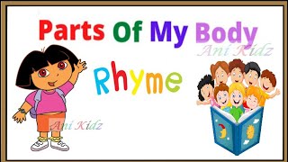 English Rhyme || Basic Grammar || Parts of the body || Easy way to learn  Parts of the body Rhyme