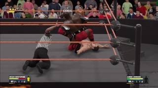 WWE2K17 April Week 3 Sunday Night Heat Match 1 Brian Christopher vs Ahmed Johnson