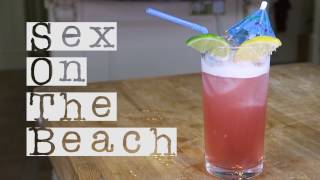 Sex On The Beach 😜 Cocktail Recipe | Bashed