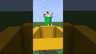 Minecraft'ta Çöp Kuyusuna Atladım! #shorts