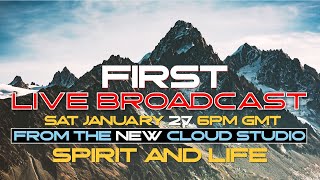 First Broadcast from the NEW Cloud Studio