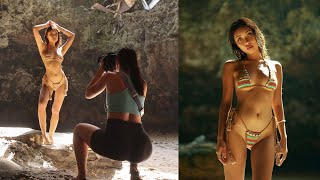 Natural Light Beach Photoshoot in Bali, Behind The Scenes Using RF 28-70mm F2 Lens