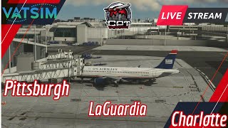 MSFS Full Flight: USAirways Full Flight to **NEW** LaGuardia | #msfs2020  LIVE