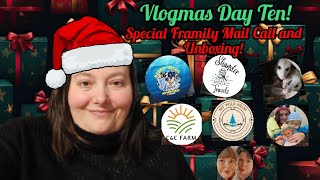 Vlogmas 2023 Day 10: Special Framily Mail Call and Unboxing! #vlogmas2023 #unboxing