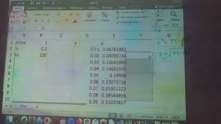 Modelo de Haldane 3. Simulación en excel del modelo.