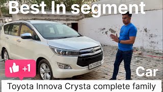 Toyota Innova Crysta complete family car | Toyota Innova Crysta Real life review