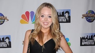 Tiffany Trump Shows Off Tanned Legs in Shimmering Minidress