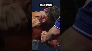 Power of khali #thegreatkhali #wrestling #triplehhh