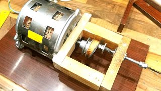 How to make Powerful Jigsaw Machine from Washing Machine Motor