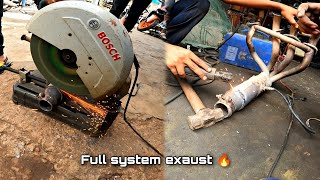 Installing full system Exaust on Kawasaki z800|SC Project Exhaust