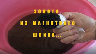 Золото из Магнитного Шлиха...