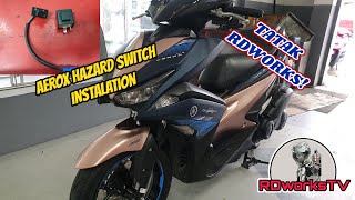 AEROX HAZARD SWITCH INSTALLATION