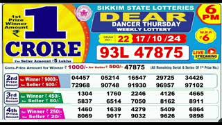 Nagaland lottery result today 6pm  17/10/2024 -  morning Nagaland State Lottery Result Pdf.