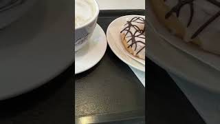 Capucino und Vanille donat