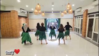 HILANG PERMATAKU Line Dance / Choreo : Gati Tjipto R (INA) / Demo : Genèf in Style + Bunda Gati