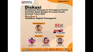 Diskusi Mingguan PP #3 | Klarifikasi Dugaan Pelanggaran