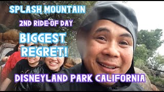 Disneyland Splash Mountain | WORST DECISION EVER!