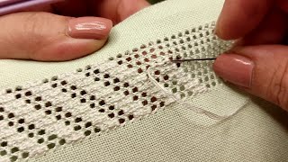 Чудова ідея обробки краю | КРАСИВА ОБРОБКА Края Вишивки | Beautiful Hand Embroidery