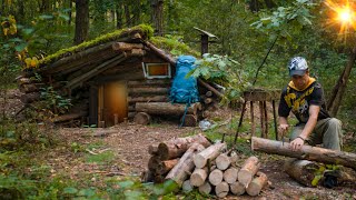 Землянка - Подготовка к зиме. Заготовка Дров. Опасная Берёза. Осень