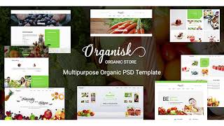 Organisk - Multi-Purpose Organic PSD Template | Themeforest Website Templates and Themes