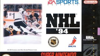 NHL 94 SNES 27 Goal Blow Out