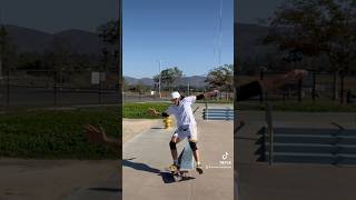 Backside Board Slide gets Twisted #skateboarding