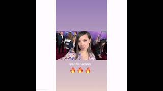 Sofia Carson Frozen 2 Premiere Stories 2