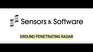 Ground Penetrating Radar (GPR) Sensors & Software