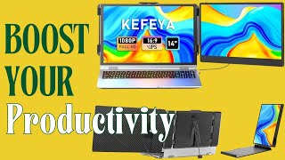 "Boost Your Productivity – Portable 14'' FHD Laptop Screen Extender for Work & Play!"