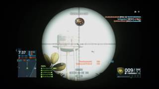 1 Shot, 2 Kills - 453 Meter Midair Sniper Headshots / Moving Collateral: Battlefield Hardline