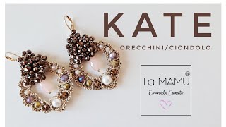 KATE orecchini realizzati ad uncinetto