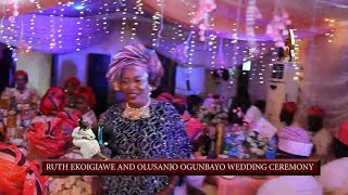 MOMENT CHIEF MRS OLAYINKA SHOGUNLE GROOM'S MOTHER STEP OUT, IN HER 2ND ATTIRE ON HER SON WEDDING DAY