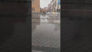 Gran tormenta casi veraniega en Madrid, España 12 Junio 2024.