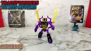 Кикбэк/Kickback, трансформер, обзор фигурки, серии Titans Return.