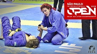 Jiu-Jitsu -  Claudia do Val  x Jessica  - SÃO PAULO OPEN - ADULTO.