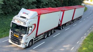 2021 Scania R770 V8 - The longest truck in Sweden