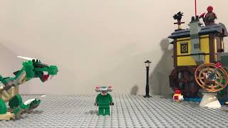 Dragon vs LEGO Alien