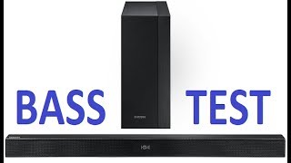 BASS TEST: Testando Soundbar Samsung HW-K450