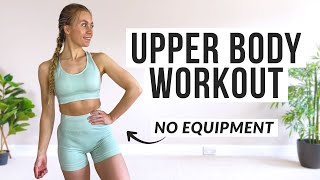 Upper Body Workout (No Equipment - Beginner Friendly)