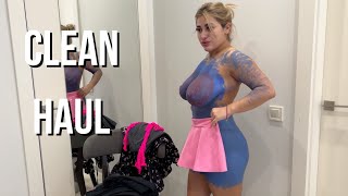 [4K Housewife] ❤️ Body art suit | How to clean ? | Body art Haul | Try Haul with Karina